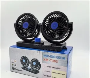 Double Head Car Dashboard Fan