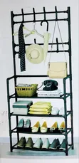 Brand New 4-Tier Clothes Rack with Hooks - 3