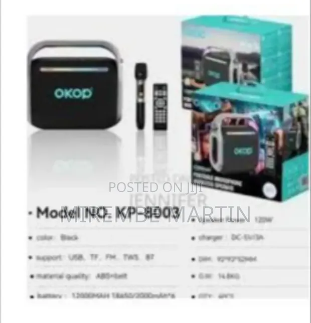 OKOP KP-8003 Wireless Outdoor Bluetooth Speaker with RGB - 1
