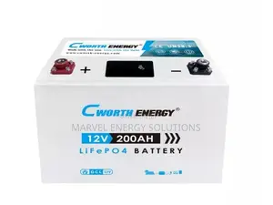 Cworth 12V 200Ah Lithium-Ion Solar Battery