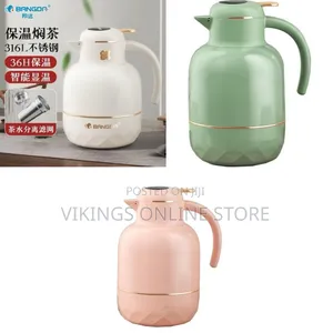 2 Litre Thermal Coffee Carafe - Stainless Steel Tea Flask