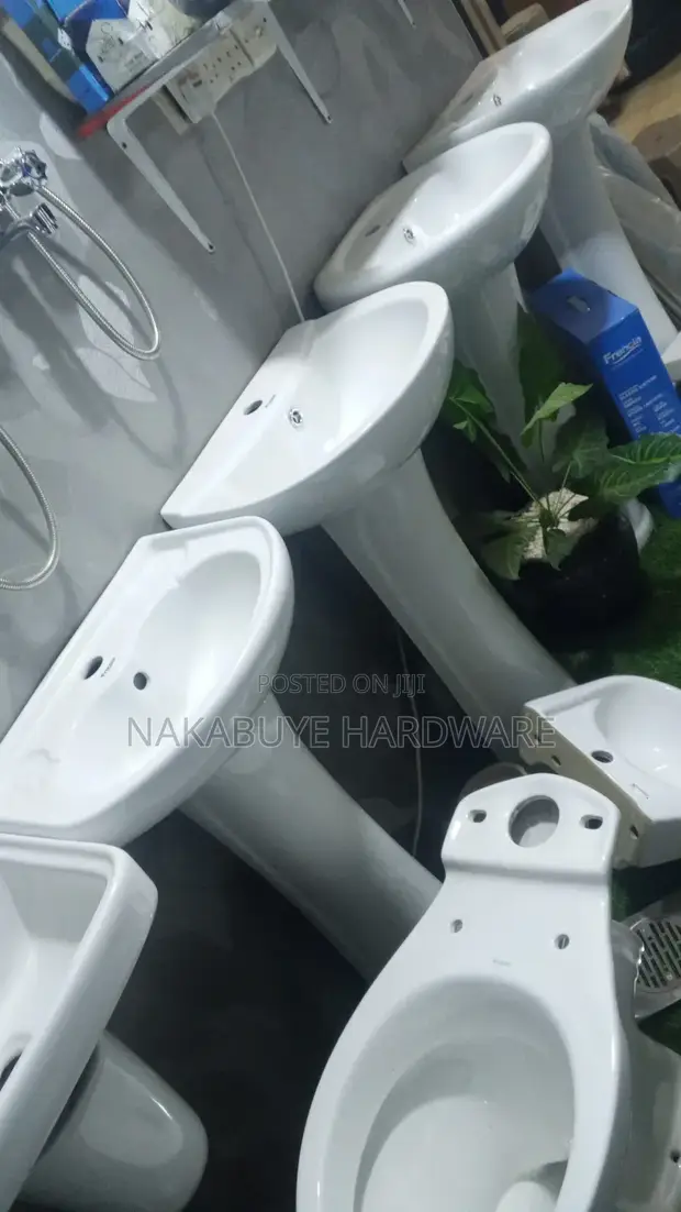 Hand Basin Complete Set with Accessories - Medium Size - 1
