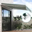 Retractable Folding Arm Awning Canopy Sunshade 3Mx2.5M - 1