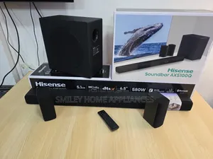 Brand New Hisense AX5100 5.1 Channel Wireless Soundbar - Discounted
