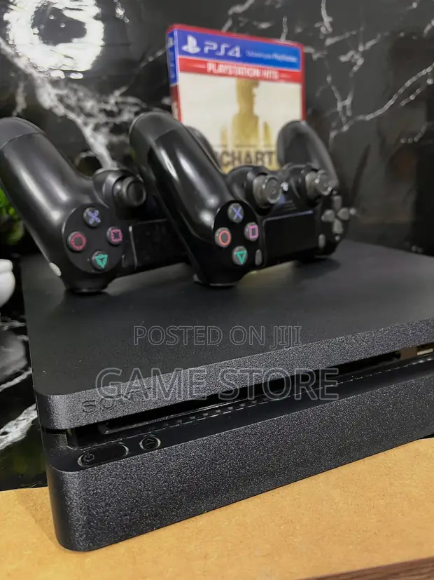 PS4 Slim Console - Smooth Frame Rates for Gaming - 1