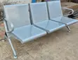 Perforated Mild Steel 3-Seater Waiting Chair Bench - 3