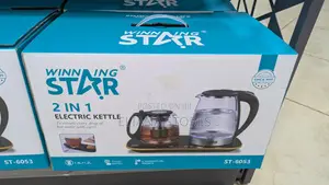 Winningstar 2-in-1 Electric Glass Kettle & Tea Maker Set