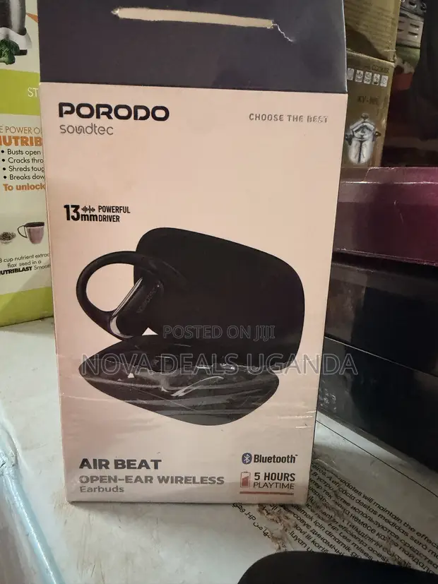 Porodo Soundtec Air Beat Open Ear Wireless Sport Earbuds - 1