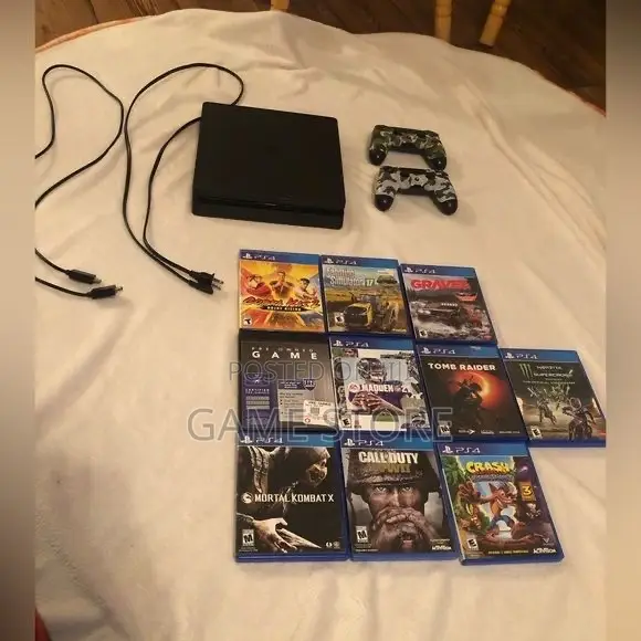 PS4 Slim Console with Large Internal Storage - 1