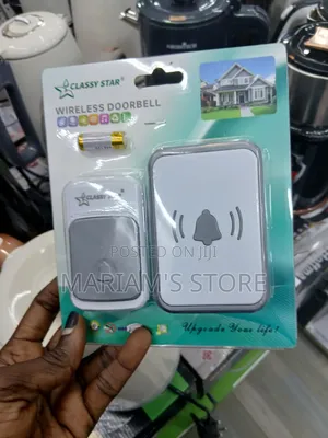 Wireless Doorbell Kit - White & Grey Transmitter