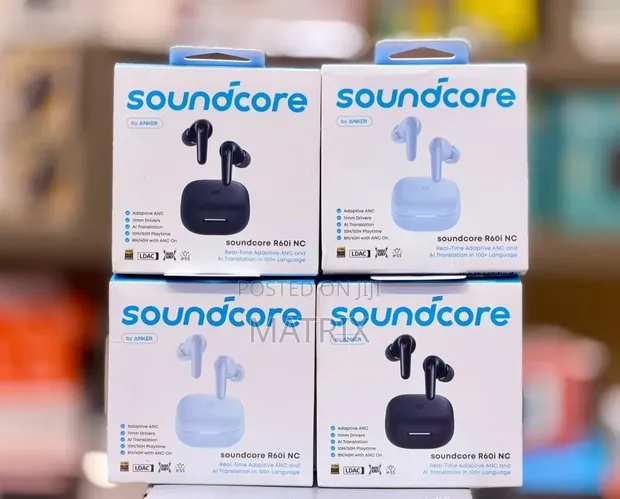 Anker Soundcore R60i NC Wireless Earbuds - Adaptive ANC, 50H Playtime - 1
