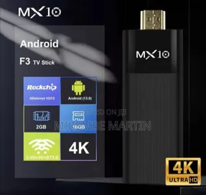 MX10 F3 Android TV Stick 4K with Remote