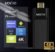MX10 F3 Android TV Stick 4K with Remote - 1
