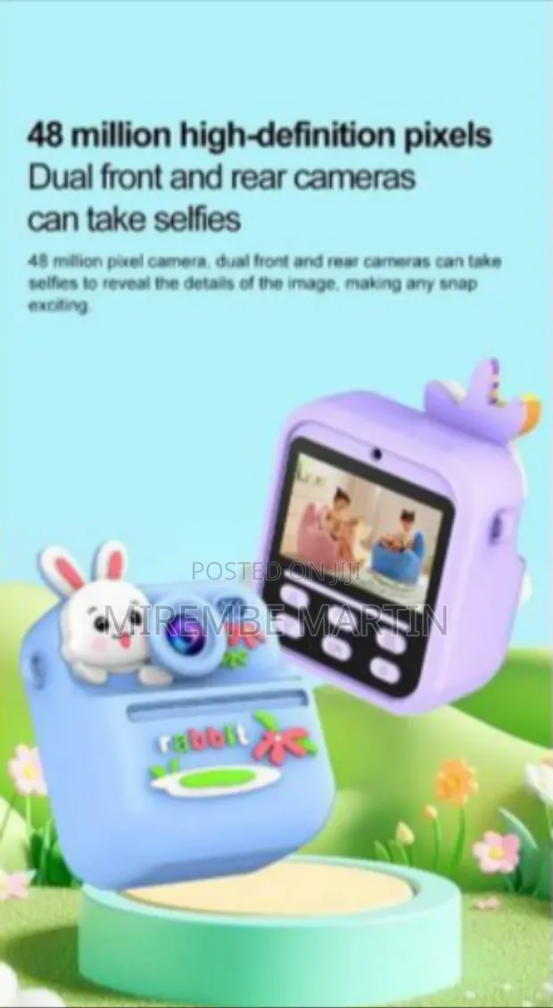 Instant Print Children's Digital Camera with Printer - 1