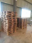 Hardwood Mahogany Pallets - 4x3m, 5-Ton Load Capacity - 4