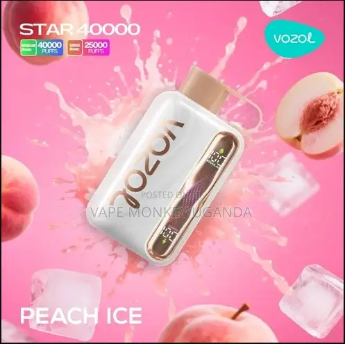 Vozol Star 40,000 Peach Ice Disposable Vape - 1