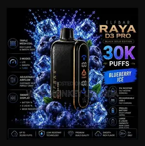 Elf Bar Raya D3 Pro Disposable Vape - Blueberry Ice (5% Nic)