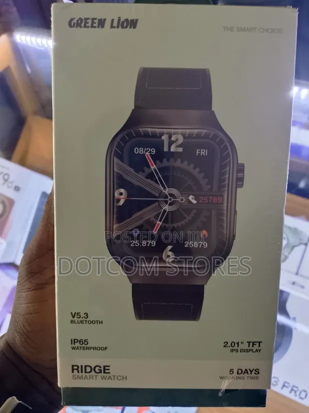 Green Lion Ridge Smart Watch - Black - 1