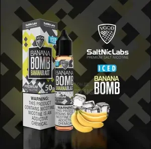 VGOD Iced Banana Bomb 50mg/30ml Salt Nic
