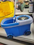 Brand New Plastic Spin Mop Bucket Set - 2