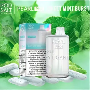 Pod Salt Pearl Pro 10K Sweet Mint Burst Disposable Vape