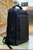 Premium Men's Black Multi-Compartment Backpack - 2