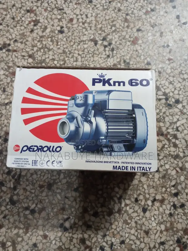 Pedrollo 0.5 HP Surface Water Pump (Brand New) - 1
