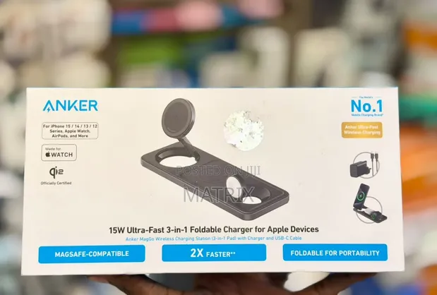 Anker Magsafe 3-in-1 Wireless Charging Station - 1