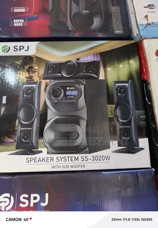 SPJ SS-3020W 3.1 Channel Multimedia Speaker System - 1