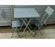 3-Piece Foldable Table and Chairs Set - 1