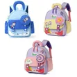 Stylish Backpack with Custom Cartoon Embroidery - 1
