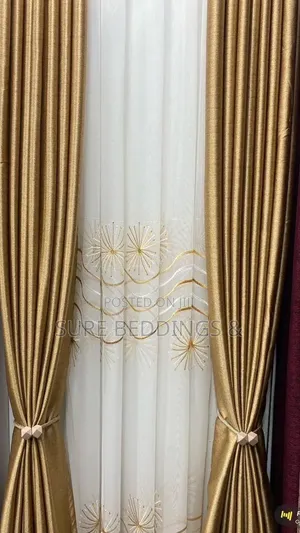 Genuine Curtains with Lining - Sold per Meter