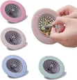 Light Blue Silicone Universal Kitchen Sink Strainer - 2