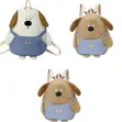 Stylish Cartoon Puppy Mini Kids Backpack - Plush Bags - 1