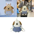 Stylish Cartoon Puppy Mini Kids Backpack - Plush Bags - 2