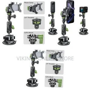 Multi-Purpose Cell Phone and Action Camera Holder