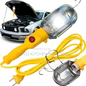 10-Meter LED Hanging Work Light with Power Cable