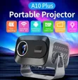 A10 Plus Projector Ultra 1080p 300ANSI BT5.2 Electronic Focus WiFi - 2