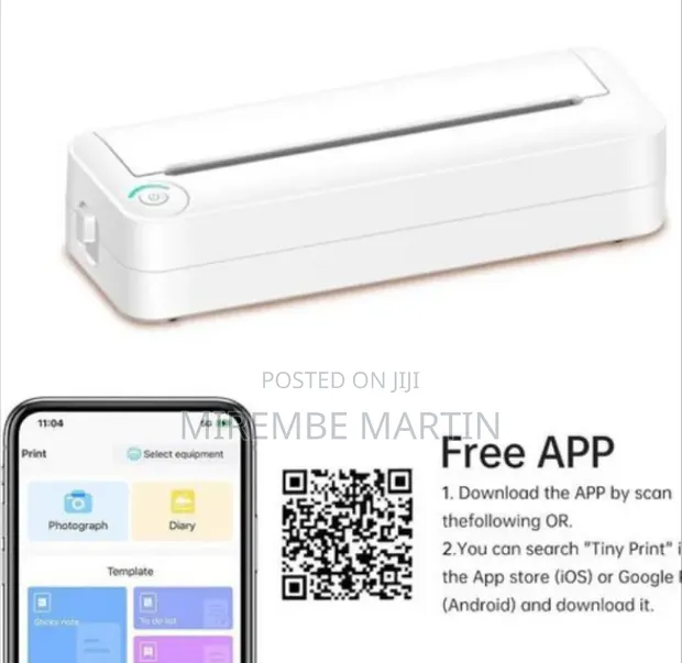 A4 Wireless Thermal Printer - Portable Inkless - 1