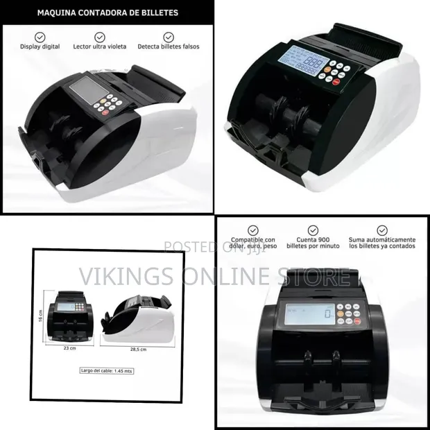 Brand New Money Counter Machine with Value Counting - 1