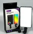 LJ-S02 RGB LED Mobile Phone Fill Light - 1560LM Dimmable Video - 2