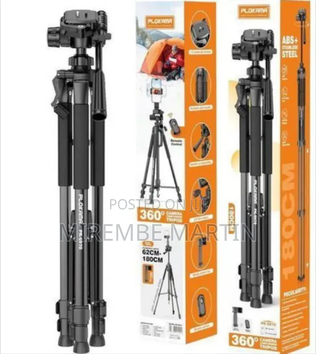 PLOKAMA PK-9970 180cm Professional Tripod - 1
