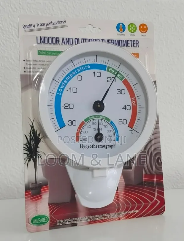 Analog Indoor/Outdoor Thermometer and Hygrometer - 1