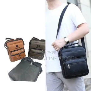 Leather Handbag, Shoulder Bag, Sling Bag, Business Messenger