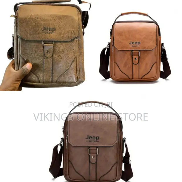 Men's 10-Inch Casual Leather Shoulder Crossbody Bag - 1