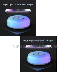 Bedside Lamp with Wireless Charger & Touch LED