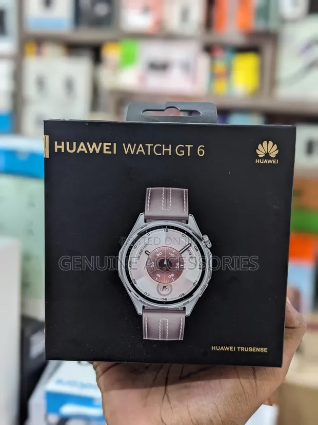 Huawei Watch GT 6 Smartwatch - 46mm Brown Leather - 1