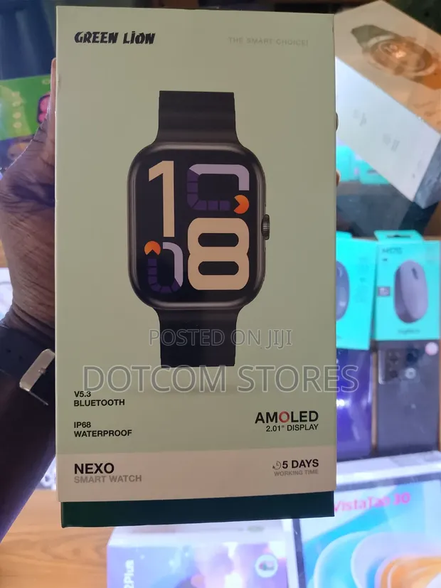 Green Lion Nexo Smart Watch - Black - 1
