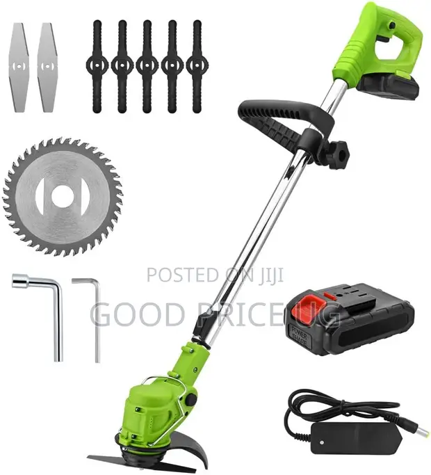3-in-1 Electric Cordless Grass Trimmer & Brush Cutter - 1