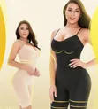 Women's Seamless Full-Body Shaper Bodysuit - 1